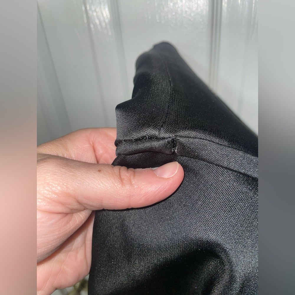 Max Mara Italy Pianoforte Dress 8 Black Cocktail Party Black Tie Silk Prom - Picture 15 of 15